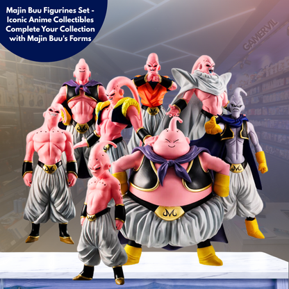 Majin Buu Figurines Set - Iconic Anime Collectibles
