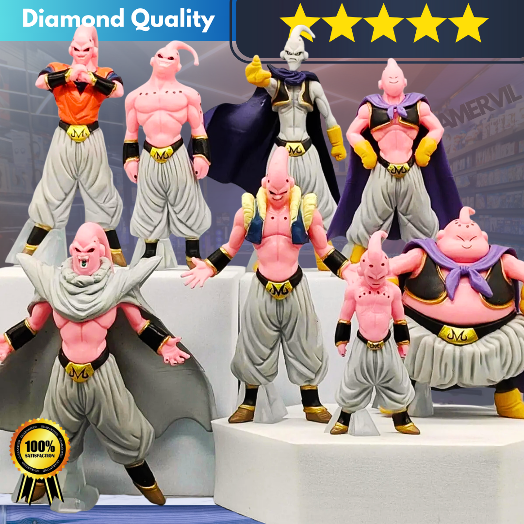 Majin Buu Figurines Set - Iconic Anime Collectibles