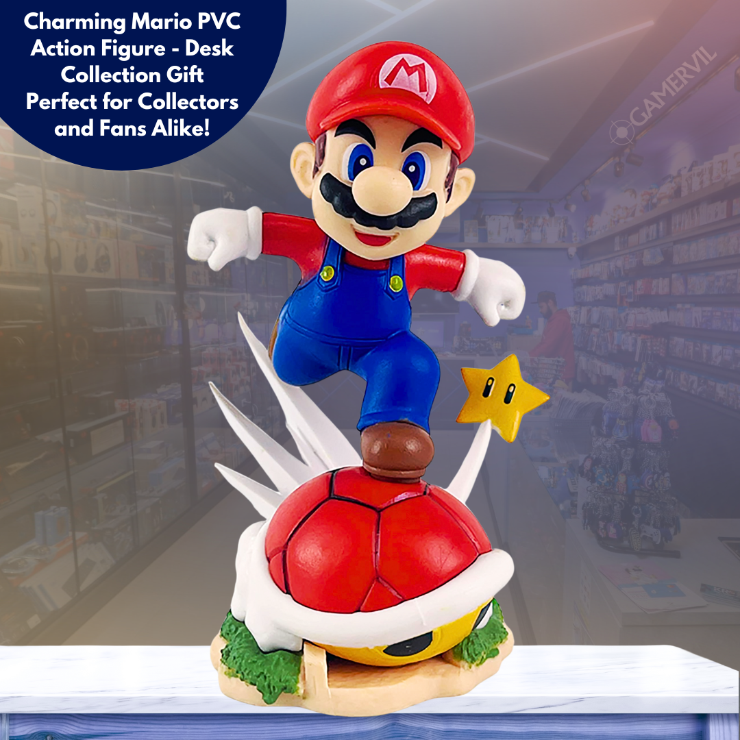 Charming Mario PVC Action Figure - Desk Collection Gift