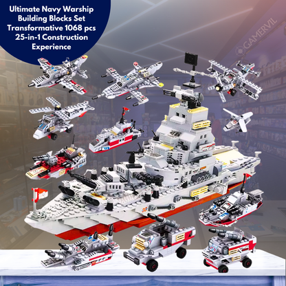 Ultimate Navy Warship Building Blocks Set