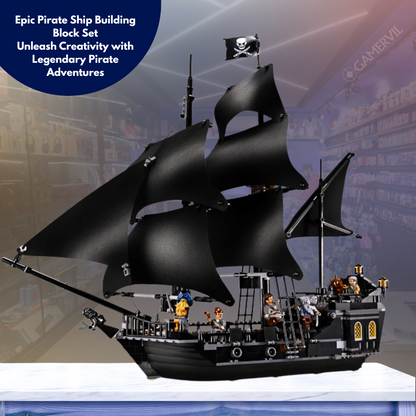 Epic Pirate Ship Building Block Set for Creative Adventures