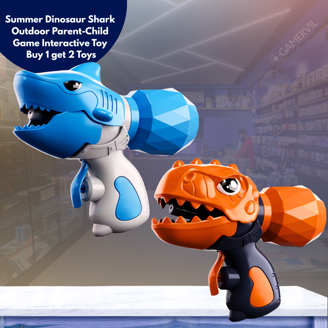 Buy 1 get 2 -Summer Dinosaur Shark Outdoor Parent-Child Game Interactive Toy Mini Water Gun for Boys and Girls to Have Water Fights