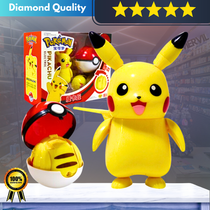 Transforming Pokemon Pokeball Toy Set - Gift for All Ages