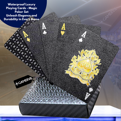 Waterproof Luxury Playing Cards - Magic Poker Set