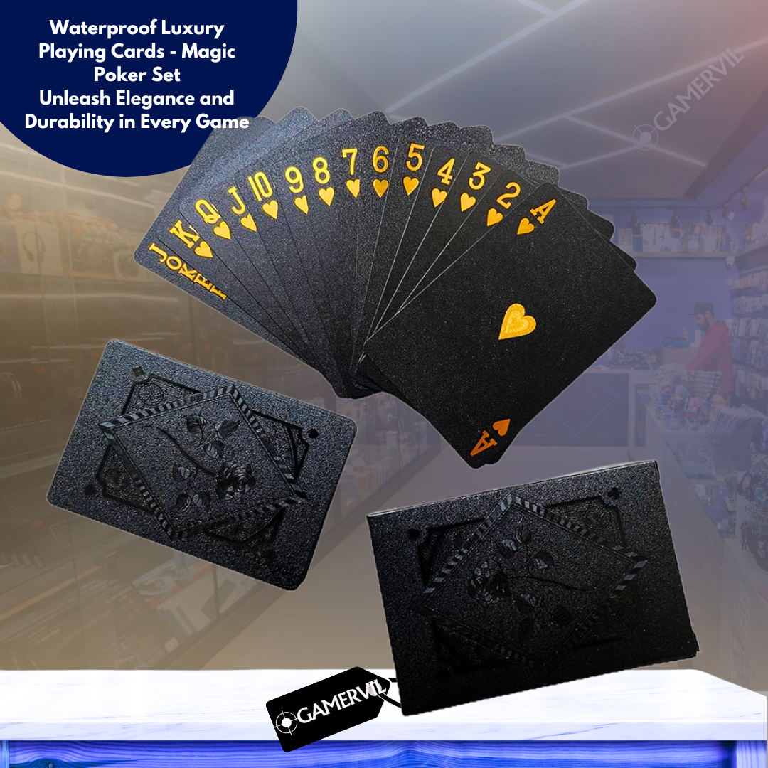 Waterproof Luxury Playing Cards - Magic Poker Set