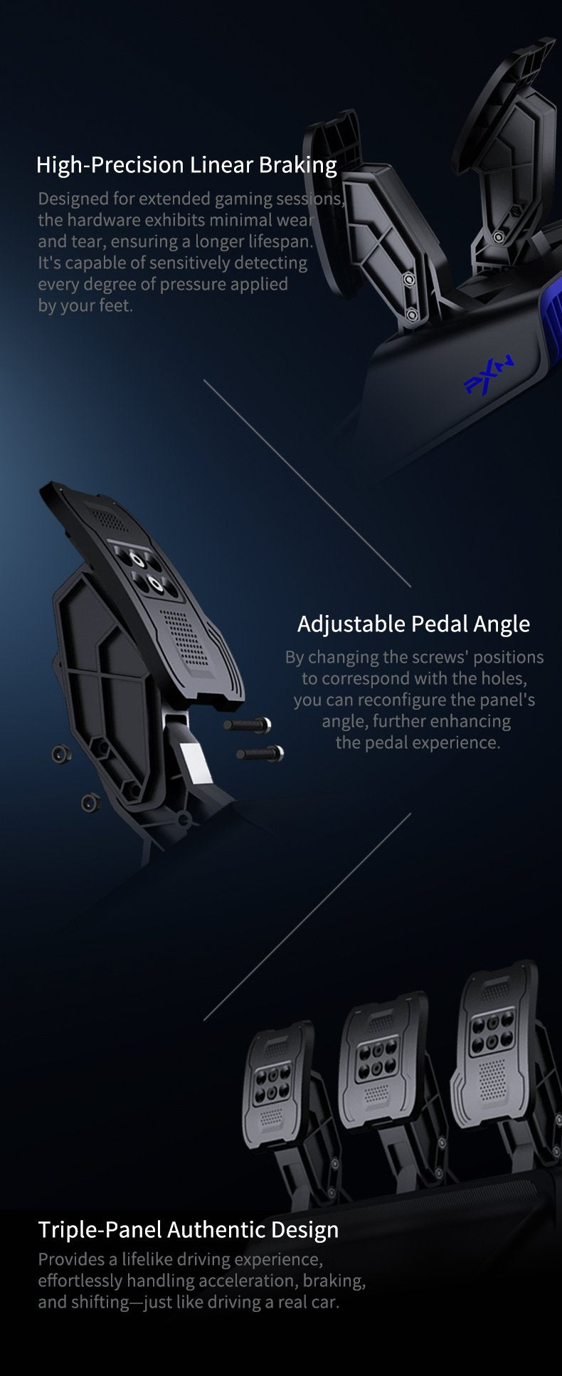 PXN V99 Gaming Steering Wheel for PC Windows/PS4/Switch/Xbox One/Xbox Series X/S