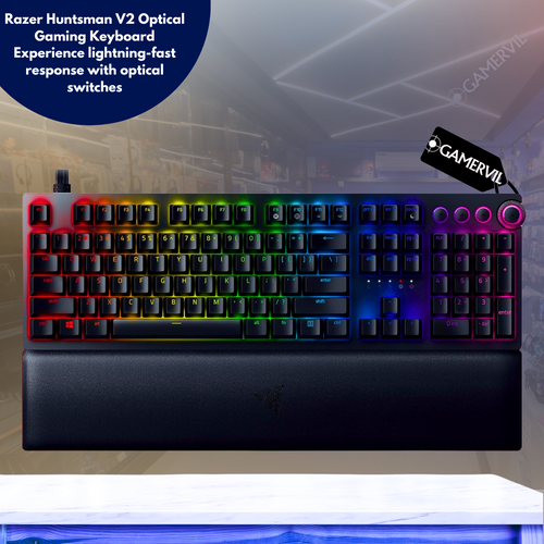 Razer Huntsman V2 Optical Gaming Keyboard - Ultra Responsive