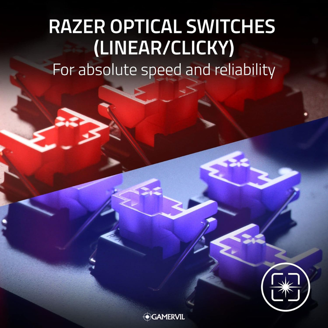 Razer Huntsman V2 Optical Gaming Keyboard - Ultra Responsive