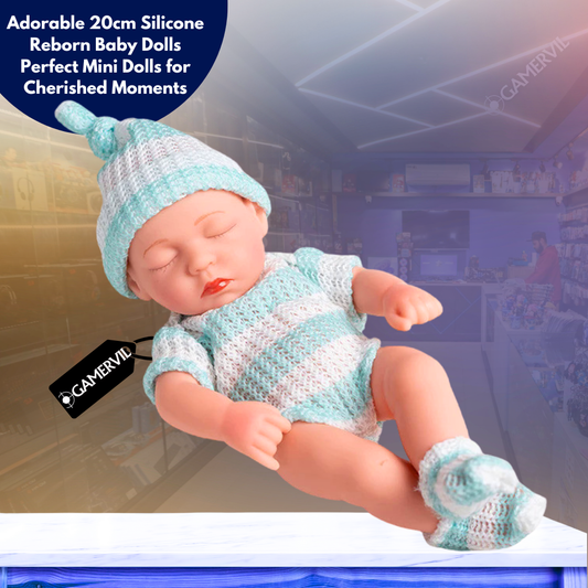Buy 1 Get 2 - Adorable 20cm Silicone Reborn Baby Dolls - Perfect Gift