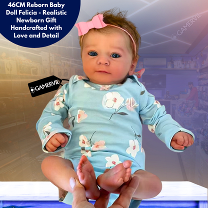46CM Reborn Baby Doll Felicia - Realistic Newborn Gift
