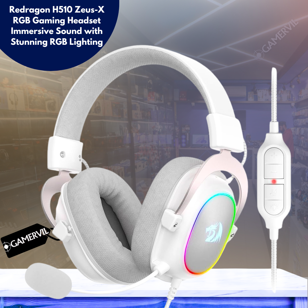 Redragon H510 Zeus-X RGB Gaming Headset with 7.1 Surround