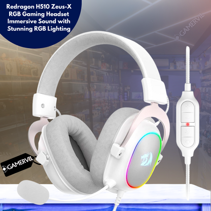 Redragon H510 Zeus-X RGB Gaming Headset with 7.1 Surround