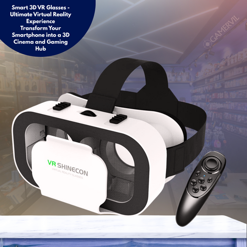Smart 3D VR Glasses for Immersive Gaming & Movies