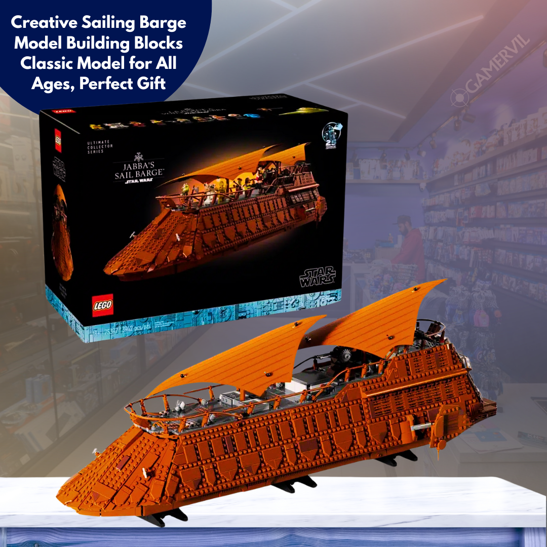 Creative Sailing Barge Model Building Blocks