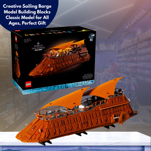 Creative Sailing Barge Model Building Blocks