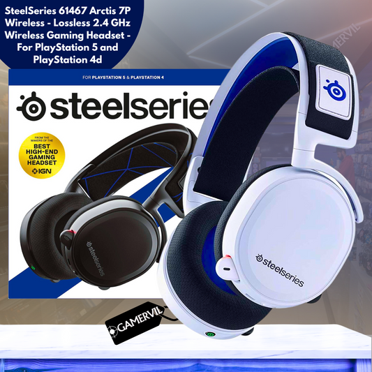 SteelSeries Arctis 7P Wireless Gaming Headset - DTS: X 7.1 Surround
