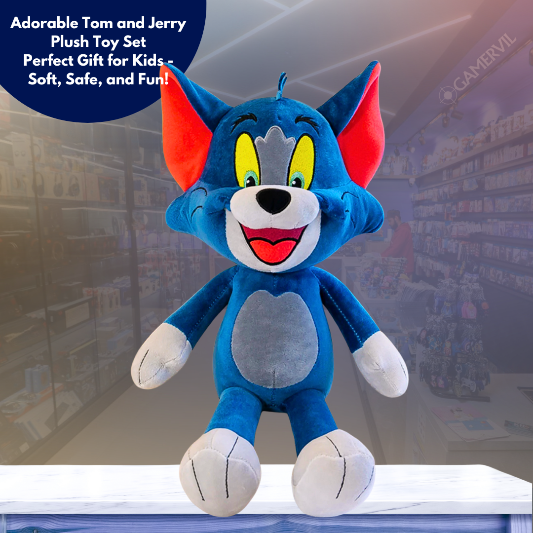 Adorable Tom and Jerry Plush Toy Set for Kids