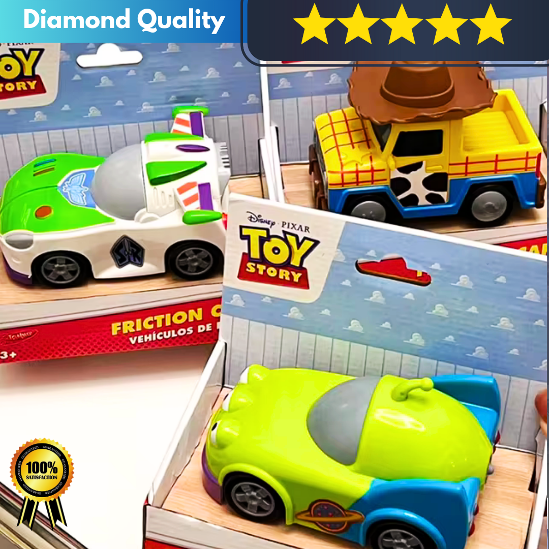 Buy 1 Get 2 - Disney Toy Story Inertial Pull-back Cars for Kids