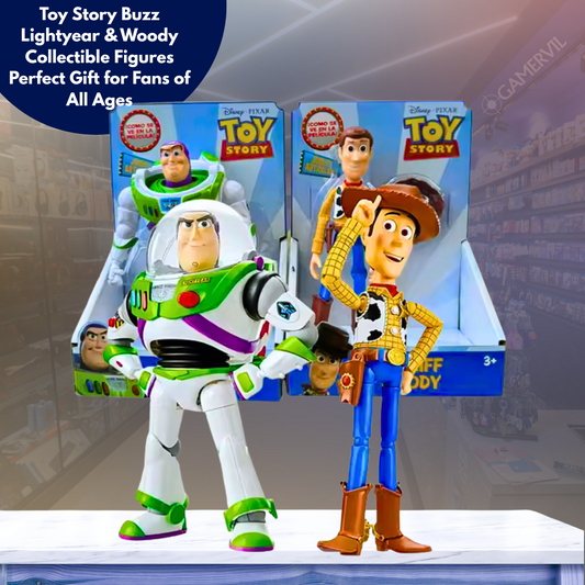 Take 2 for the price of 1 - Toy Story Buzz Lightyear & Woody Collectible Figures