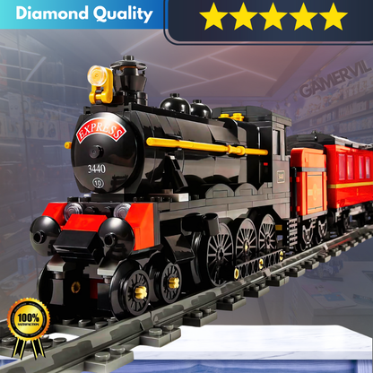 Magic Movie Express Train Building Bricks Set