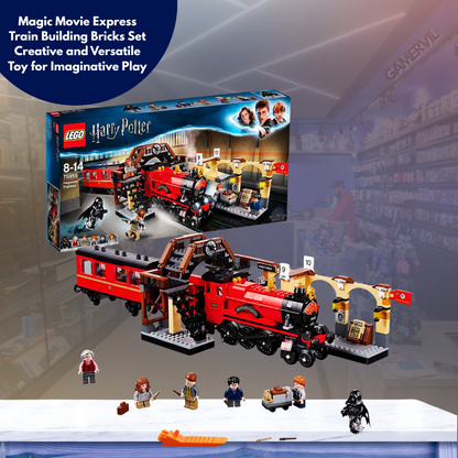 Magic Movie Express Train Building Bricks Set
