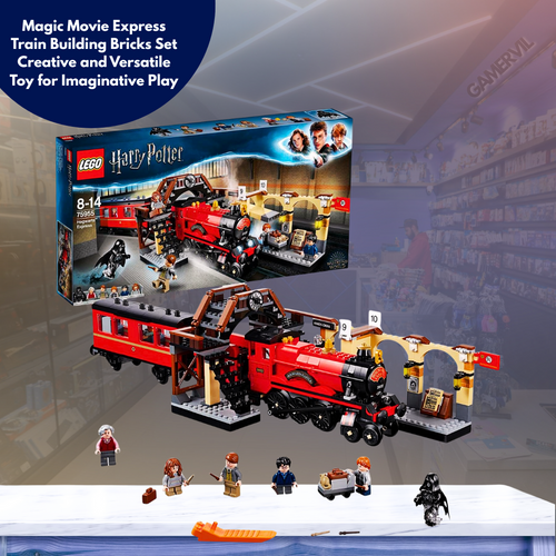 Magic Movie Express Train Building Bricks Set