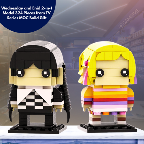 Wednesday & Enid Building Blocks Set - 375 Pieces