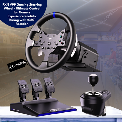 PXN V99 Gaming Steering Wheel - Ultimate Control for Gamers