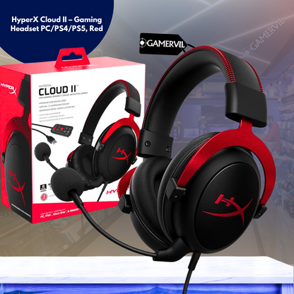 HyperX Cloud II Gaming Headset 7.1 Surround Sound